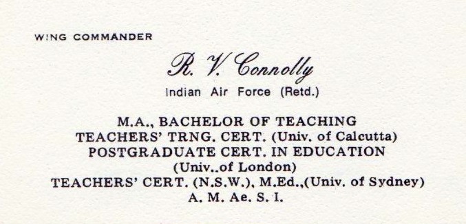 Reg Connolly qualifications