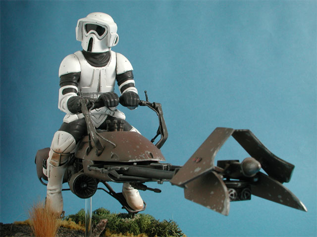 Scale model: speeder